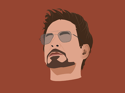 Robert Downey Jr avengers design illustration illustrator iron man portrait robert downey jr