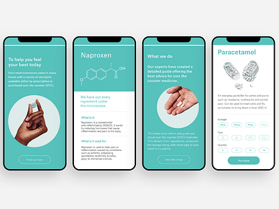 Over the counter medicine app branding design concept medicine app ui design ux ui ux design visual design