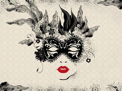 Come Come One and All branding corporate events event design events flight centre illustration masked ball masquerade signage travel travel agency typography vintage