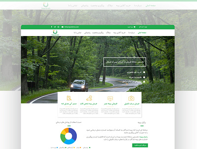 Rayan Insurance Website Design design insurance medicine ui ux webdesign website