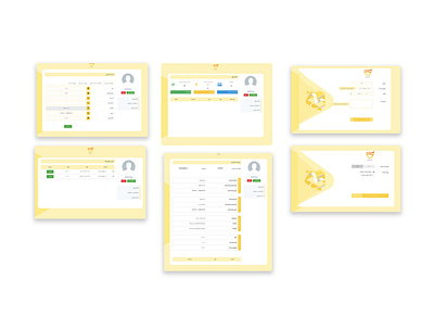 Amnsepar Dashboard UI adobe dashboard dashboard design dashboard ui freelance design payment ux webdesign yellow