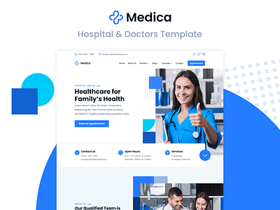 Medica - Hospital & Doctor Webflow Template