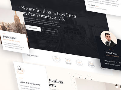 UI Elements | Justicia - Legal Webflow Template