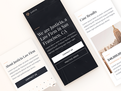 Mobile | Justicia - Law Firm & Attorney Webflow Template advocate attorney attorneys lawyer justice law law firm lawyers legal legal adviser mobile mobile app mobile design mobile ui responsive responsive design webflow