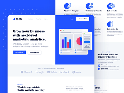 Homepage | Saasy - Technology & Software Webflow Template