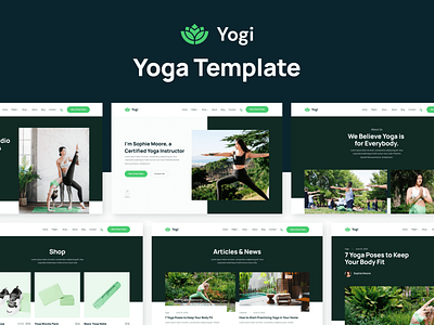 Presentation | Yogi - Yoga Webflow Template