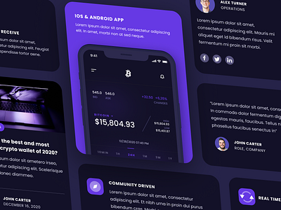 Web UI Elements - Cryptocurrency Webflow Template