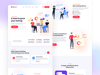 Home - Marketing Agency Webflow Template & UI Kit | Agency X