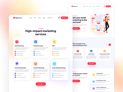 Services Pages - Agency X | Marketing Agency Webflow Theme