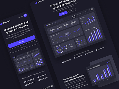 Home and Mobile | Software Webflow Template & UI Kit | BRIX Temp