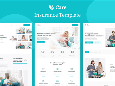 Presentation | Care - Insurance Webflow Template