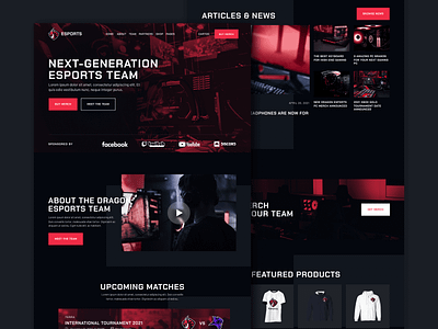 Home - eSports & Gaming Webflow Template esports game gamer games gaming homepage landing landing page landingpage sports twitch videogame web design webdesign webflow website