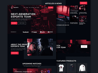 Home - eSports & Gaming Webflow Template