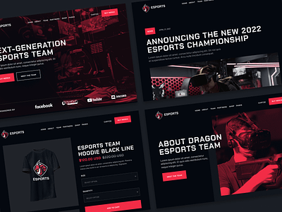 Pages - eSports Webflow Theme