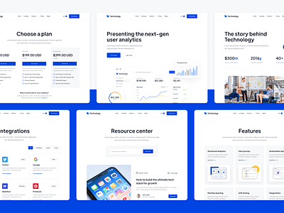 Pages - Tech Webflow Template