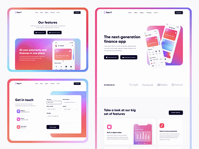 Pages | App X - App Webflow Template