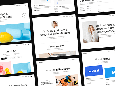 All Pages | Portfolio X - Portfolio Webflow Template & UI Kit