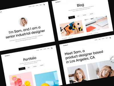 Composition | Portfolio X - Designer Portfolio Webflow Template