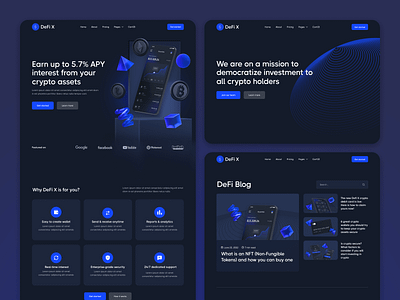 Pages | DeFi X - Decentralized Finance and  Webflow Templa
