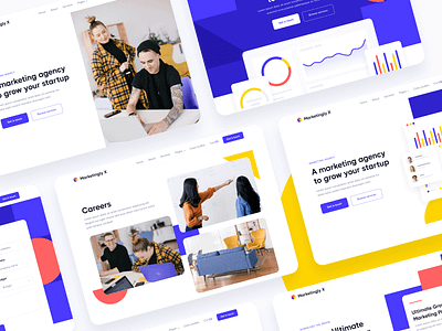 All Pages - Marketingly X Growth Marketing Agency Webflow Theme design agency