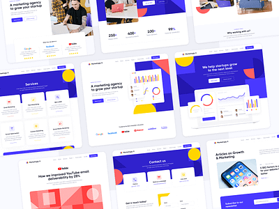 Cards - Marketingly X Consulting Agency Webflow Template