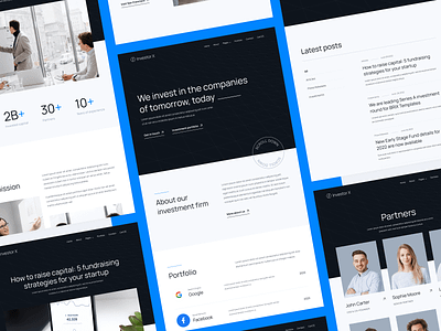 All Pages | Investor X - Incubator Firm Webflow Theme vc