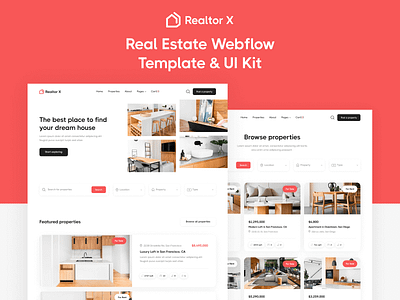 Presentation - Realtor X | Real Estate Webflow Template