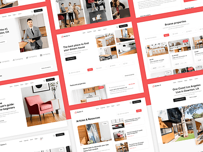 All Pages - Realtor X | Real Estate Webflow Theme