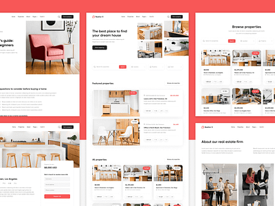 Template Pages - Realtor X | Rental Real Estate Webflow Theme