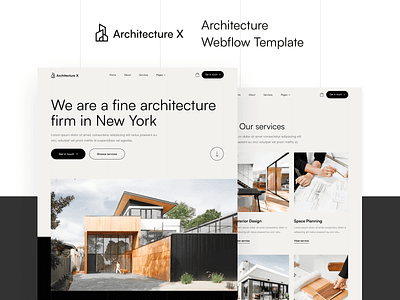 Presentation | Architecture X - Architecture Webflow Template construction
