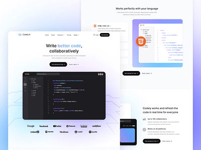 Home | Codely X - Code Startup Webflow Website Template b2c