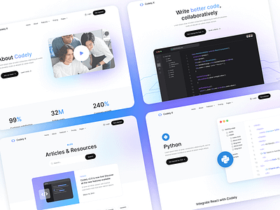 All Pages | Codely X - Tech SaaS Webflow Template b2c