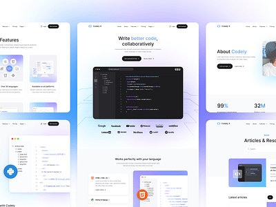 Pages | Codely X - Tech Startup Webflow Theme b2c