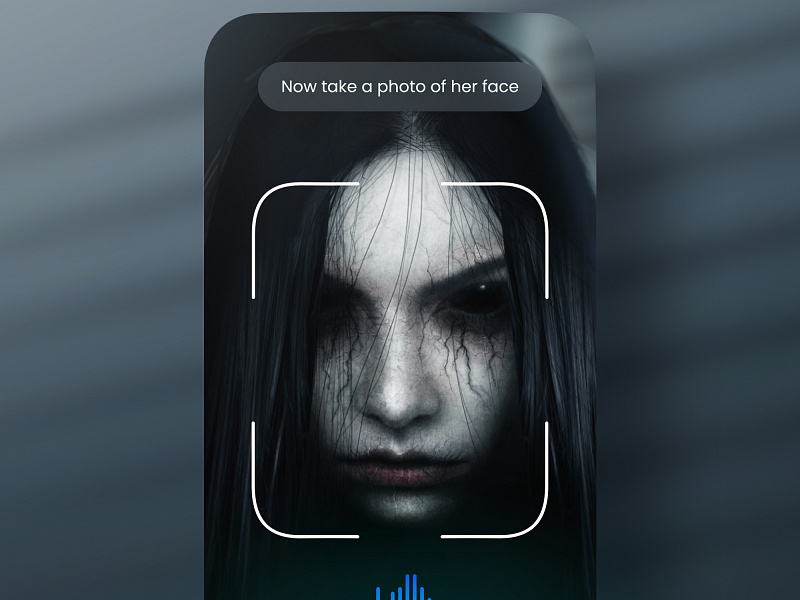 AR Ghost Camera mobile UI concept by SINTHAI on Dribbble