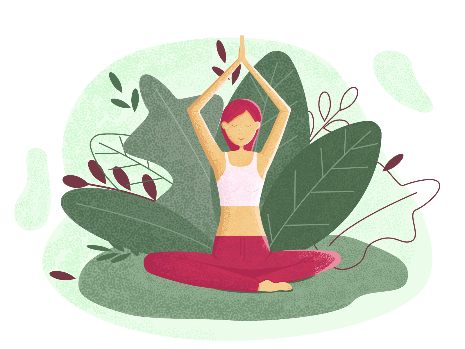 Yoga by Ruzanna on Dribbble