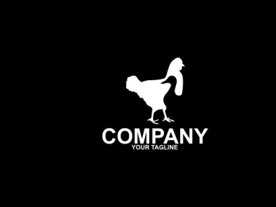 logo chiken duck branding design flat icon illustration logo vector