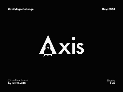 Axis - Daily Logo Challenge - Day 1 dailylogo dailylogochallenge dailylogodesign logo logo design logochallenge logotype typography vector