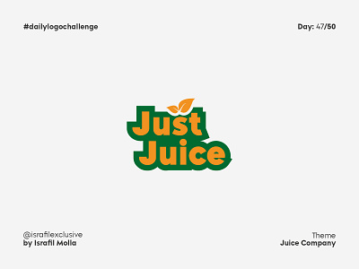 Just Juice - Daily Logo Challenge - Day 47