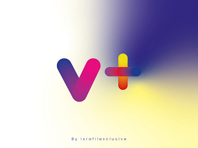 V Plus Letter Logo