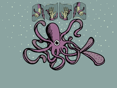 Kraken monster lurks in the deep