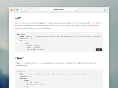 basicModal Site