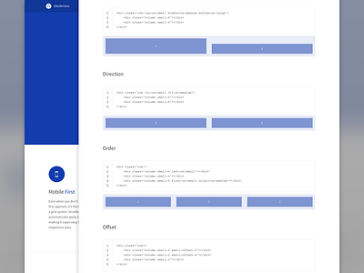 basicGrid animation clean code framework gradient header hero minimal page site static website