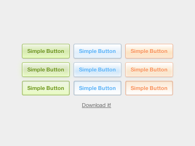 CSS3 Button Set