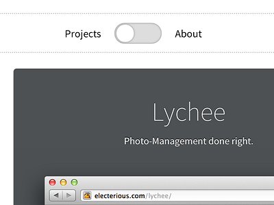 Electerious 2013 2013 clean minimal portfolio redesign showcase switch website