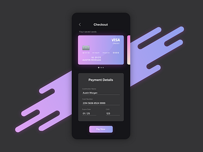 Daily UI 2 - Credit Card Checkout