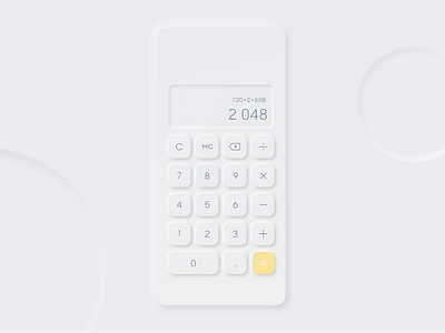 Daily UI 4 - Calculator