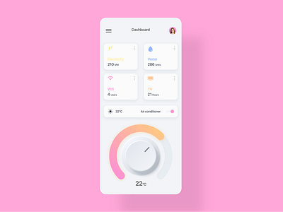 Daily UI 21 - Home Monitoring Dashboard