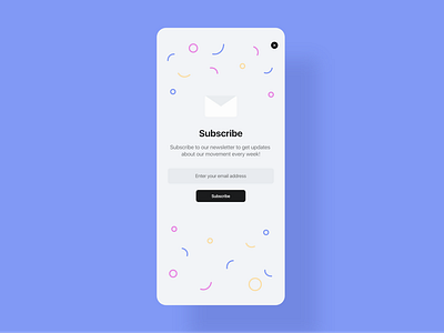 Daily UI 26 - Subscribe