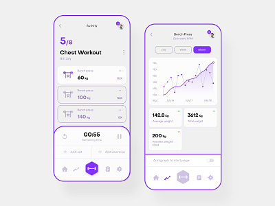 Daily UI 41 – Workout Tracker