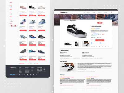 Ecommerce product page & product detail page bootstrap ecommerce ecommerce design ecommerce shop product detail product page shoes shop